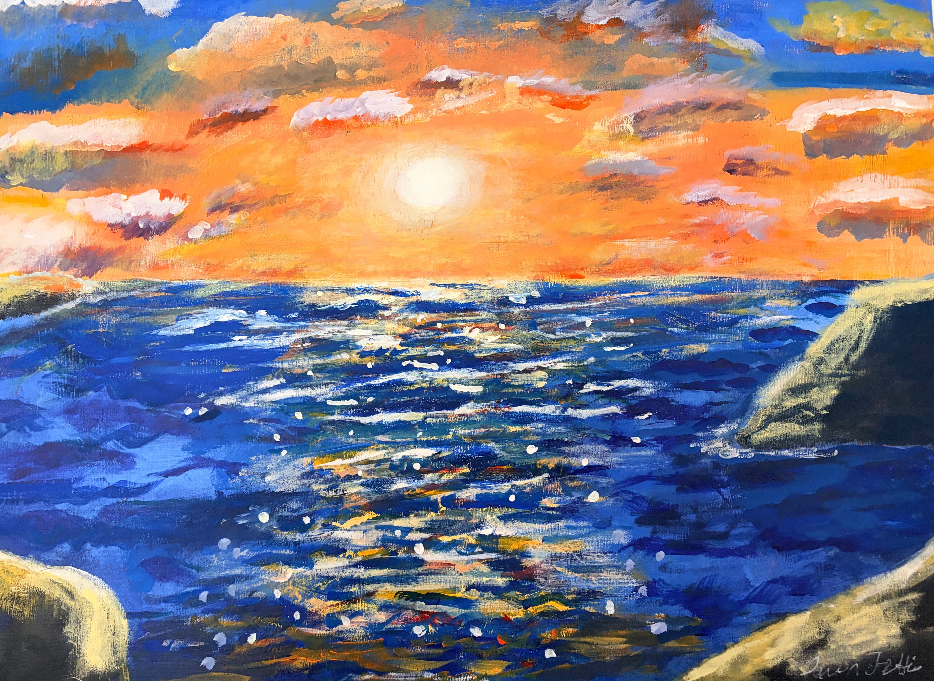 Big Blue – Digital Art Print