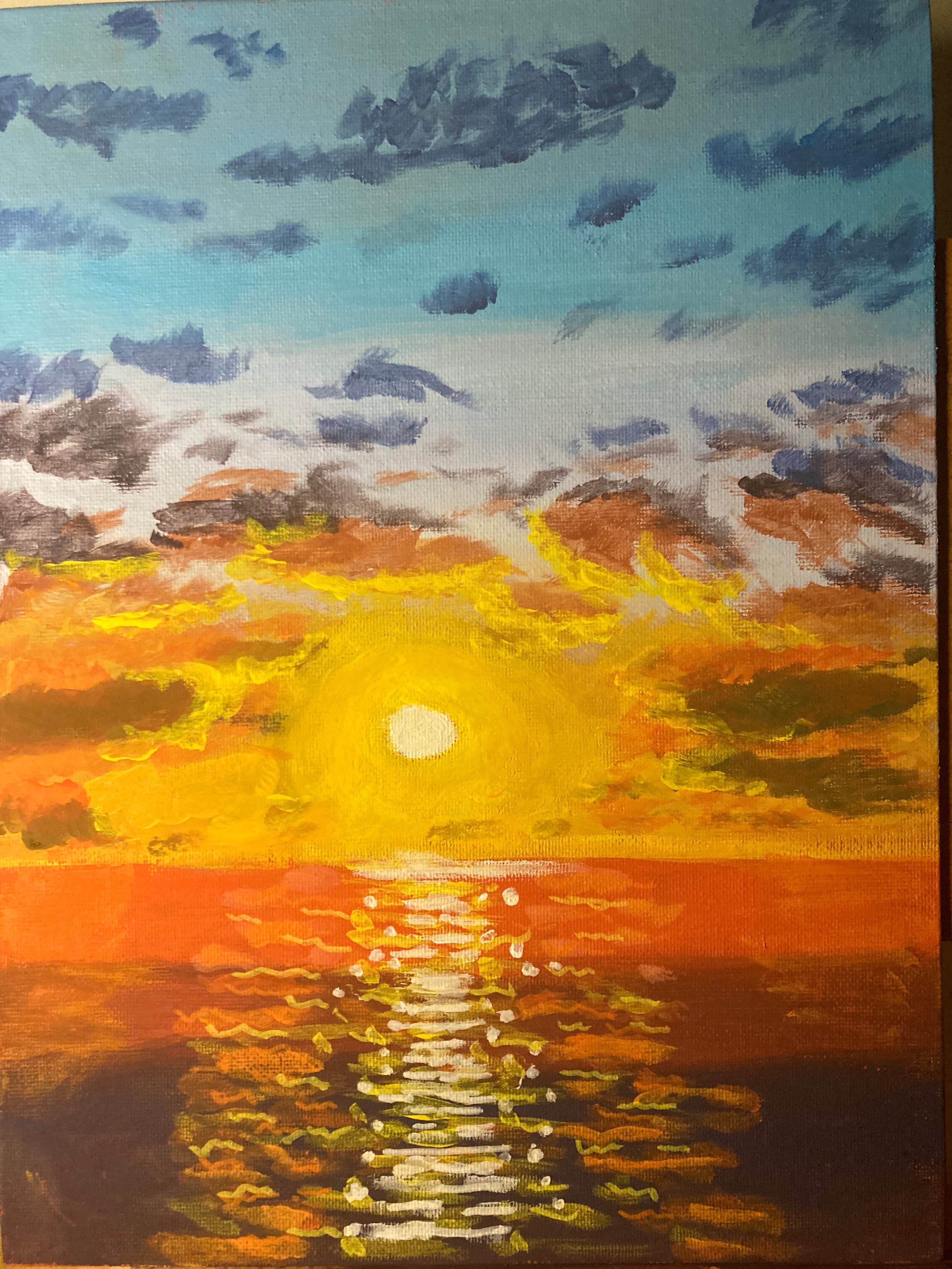 Golden Reflection – Digital Art Print